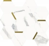 Керамогранит  / Италон / Italon / Stellaris / Стелларис / Мозаика Статуарио Уайт Шик 28.3х32.8  / Statuario White Mosaico Chic 28.3х32.8